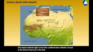 Map of sahara desert location map. Sahara Desert Natural Vegetation And Wild Life Cbse Grade 7 Geography Youtube