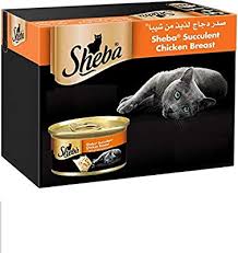 Sheba Succulent Chicken Breast Wet Cat Food 24 X 85g Buy Online At Best Price In Uae Amazon Ae