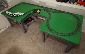 Texbrick Blog Blog Archive The New Train Table Train Table Layout Building For Kids Train Table