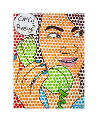 The best paintings simply take your breath away! Lichtenstein Inspired Portraits Middle School Art Projects Elementary Art Art Classroom