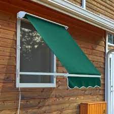 4 Ft W X 2 Ft D Fabric Retractable Standard Window Awning Window Awning Window Awnings Custom Awnings