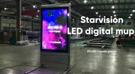 Outdoor Publicidad Mupi LED Stand P3 High Brightness Full ...