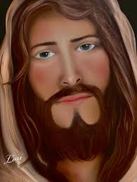 The loving face of our Lord Jesus Christ: 🙏❤️🕯️