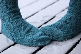 This month's issue of knitting is inspired by the colours, textures and sounds. Where We Once Knitted Drunken Cables