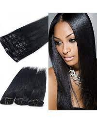 Shop clip in hair extensions, wefted hair bundles & wigs. 16 Nature Black 9 Piece Straight Clip In Hair Extension