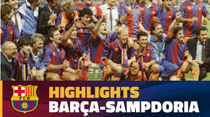 Esta edición fue la última celebrada en el stade louis ii, en mónaco, donde se celebraba desde 1998 desde que a partir de ese la. European Cup Final 1992 I Highlights Fc Barcelona Uc Sampdoria 1 0 Youtube