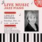 Live Music – Jazz Piano with Lesley Becker event in South Hero, VT