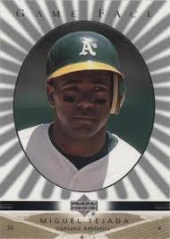 Miguel Tejeda 2003 Upper Deck Game Face Gear Game Used Jersey Card