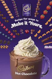 How Would You Make It Yours Chocolate Candy Recipes Hot Chocolate Cadbury Hot Drinks Recipes
