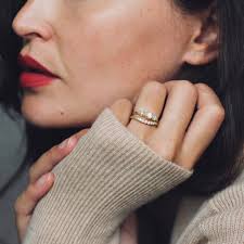 Diamond Contour Ring