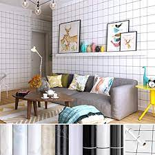 Moderne 3d tapete rolle wand papier schlafzimmer wohnzimmer tv. Kinlo Selbstklebend Tapete Wasserfest Aus Hochwertigem Pvc Wandtapete Dekofolie 0 61 5m Grauer Plaid Wandaufkleber Klebefolie Mobelaufkleber Fur Wohnzimmer Tv Hintergrund Wand Wandtattoos Bilder Malerbedarf Werkzeuge Tapeten