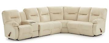 When placing a rug under your sectional sofa, it should be large enough to unify and anchor all supporting accent pieces (accent chair, coffee table, side table, etc.), harris says. Best Home Furnishings Brinley 2 Casual Reclining Sectional Sofa With Storage Console And Cupholders Wayside Furniture Reclining Sectional Sofas