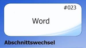 Abschnittswechsel anzeigen, bearbeiten & löschen zunächst müsst ihr die formatierung der abschnittswechsel sehen können. Abschnittswechsel In Word Einfugen Bearbeiten Oder Entfernen So Geht S