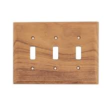 4.4 out of 5 stars. Teak 3 Toggle Switch Cover Plate Switch Cover Overstock 31770378