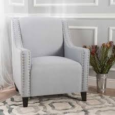 Beckham Fabric Studded Club Chair Gray 249 Costco Chair Club Chairs Home