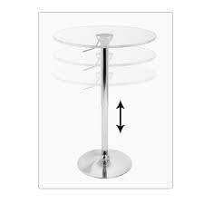 This end table is an addition of style and functionality for any home. Lumisource 23 Inch Acrylic Adjustable Bar Table Bar Table Lumisource Online Furniture Shopping