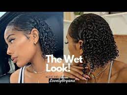The Wet Look Juicy Curls 3b 3c Fine Hair Lovelybryana Youtube Wet Look Hair Natural Curls Hairstyles 3c Natural Hair