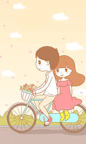 Cute Love Live Wallpaper With Pink Petals Flying In The Wind Cute Cartoon Wallpapers Cartoons Love Cute Illustration