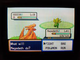Gen 3 Shiny Oddish In Fire Red Eventually Will Be A Bellossom Shinypokemon