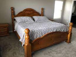 King Bedroom Suite Made Of Real Finished Knoty Pine Wood King Bedroom Used Bedroom Furniture King Sized Bedroom