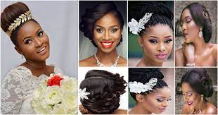 What to do with your wedding hair. 10 Black Women S Bridal Hairstyles Black Hair Afroculture Net