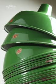 The most common green ceiling shade material is metal. Vintage Green Enamel Ceiling Light Shades