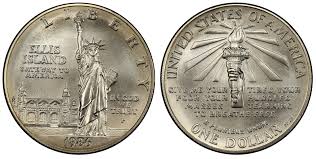 1986 p 1 statue of liberty regular strike pcgs coinfacts