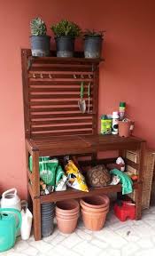Doppel Applaro Bank Fur Blumenerde Pflanzbank Gartenmobel Design Ikea Diy