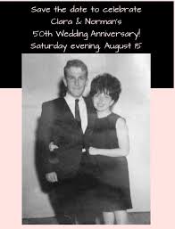 Save The Date Email Used A Poster Making App With Personal Photo 50th Anniversary Party 40th Anniversary Party 50th Wedding Anniversary Party