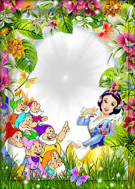 When designing a new logo you can be inspired by the visual logos found here. Snow White And The Seven Dwarfs Kids Transparent Frame Disney Frames Snow White Disney Scrapbook