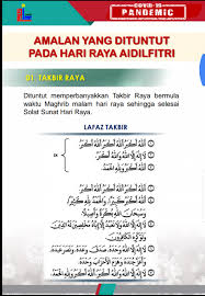 Jakim Kit Panduan Solat Sunat Aidilfitri Di Rumah Teks Khutbah Amalan Sunat Dalam Tempoh Pkpb