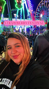 The Ride at The Strawberry Festival The One That Goes Up and Upside Down  and There Id So Many People Next to You