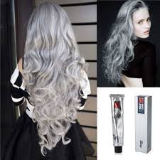 You can still get this look, but it will just take a little more time and effort. Light Gray Hair Creamcream Color Permanent Easy Temporary Diy Super Dye 100ml Wish