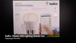 Led Light Starter Belkin Wemo Led Lighting Starter Set Youtube One Net