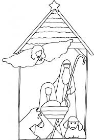Kids are not exactly the same on the. Baby Jesus Birth Scene Coloring Page Free Printable Coloring Pages For Kids