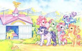 Postcard size pony gift postcard vintage postcards vintage my little pony art custom personalized gifts pony childhood. My Little Pony Old Art Immagini Pony Principesse