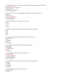 Untuk menambahkan slide baru dapat dilakukan menu bar. Soal Kkpi