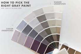 The upholstered chair is similar to tranquility. Are We Done With Gray We Explore A How Do You Pick The Right Gray Paint Tutorial Emily Henderson
