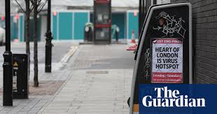 She claimed the lockdown measures could 'completely destroy many pubs in london and parts of hertfordshire and essex who have taken bookings for the lead up to christmas and new year's eve if. Zero Prospect Of London Lockdown Involving Movement Limits Says No 10 Uk News The Guardian