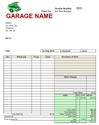 This free invoice template is designed for auto body repair business, collision repair business or mobile refinisher business. 68 Printable Garage Invoice Template Free With Stunning Design For Garage Invoice Template Free Cards Design Templates
