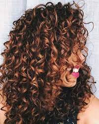 Light caramel brown hair color is a hot, tawny shade. Dark Brown Curly Hair With Caramel Highlights Google Search Curly Hair Styles Naturally Highlights Curly Hair Curly Hair Styles
