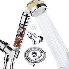 We've tried 4 different types of filtered shower heads and, so far, this is my favorite. Kairey Vitamin C Shower Head With Beads Filtered Shower Head Hard Water Softener Chlorine Flouride Filter Universal Shower System With 60 Inch Shower Hose And Bracket Buy Online
