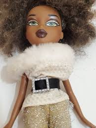 2001 Vintage Bratz Sasha You African American Brown Curly Hair Green Eyes