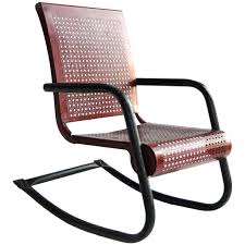 1950s Red Metal Mesh And Black Iron Frame Child Rocker From A Unique Collection Of Antique And Modern Rocking Cha Modern Rocking Chair Kids Rocker Mesh Chair