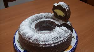 ½ tazzina da caffè di rum scuro. Ciambella Al Cacao Con Cuore Di Crema Le Delizie Di Pepi