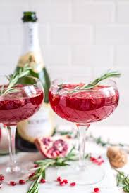Gin and champagne make a bubbly wonderful duo, which is why this classic cocktail is always a good idea. Pomegranate Champagne Cocktail Food With Feeling