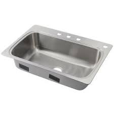 Kitchen sink home depot kitchen sinks stainless steel undermount. Kohler Verse Drop In Stainless Steel 33 In 4 Hole Single Bowl Kitchen Sink K Rh20060 4 Na The Home Depot Single Bowl Kitchen Sink Kitchen Sink Remodel Drop In Kitchen Sink