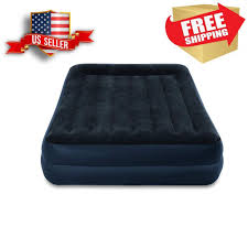 Airbed Inflatable Blow Up Camping Bed With Electric Pump Queen Size Air Mattress Home Garden Furniture Beds Mattress Air Mattress Bed Mattress Mattress