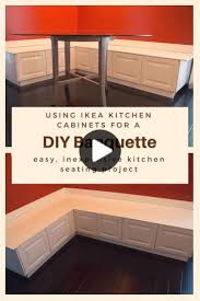 Diy Kuche Banquette Bench Mit Ikea Schrank Ikea Hacks In 2020 Kitchen Seating Banquette Seating In Kitchen Diy Kitchen Renovation