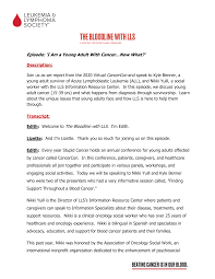 Episode: 'I Am a Young Adult With Cancer…Now What?' Description: Join us as  we report from the 2020 Virtual CancerCon and